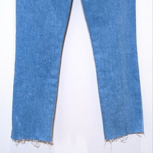 Frame Le High Straight Raw Waist Tie in Hannington - Picture 10 of 16